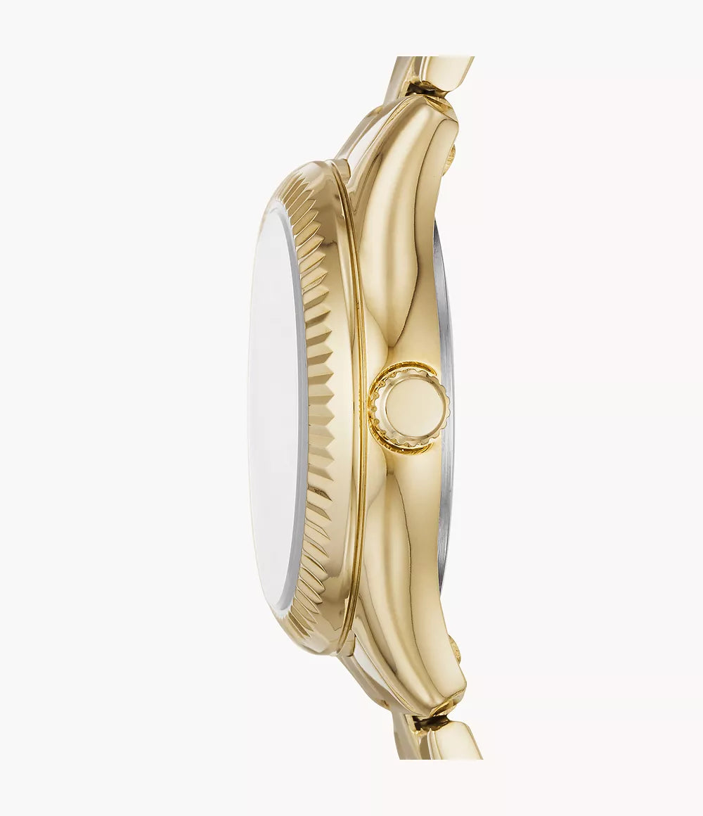 Reloj Fossil Rye de dama pulsera de metal