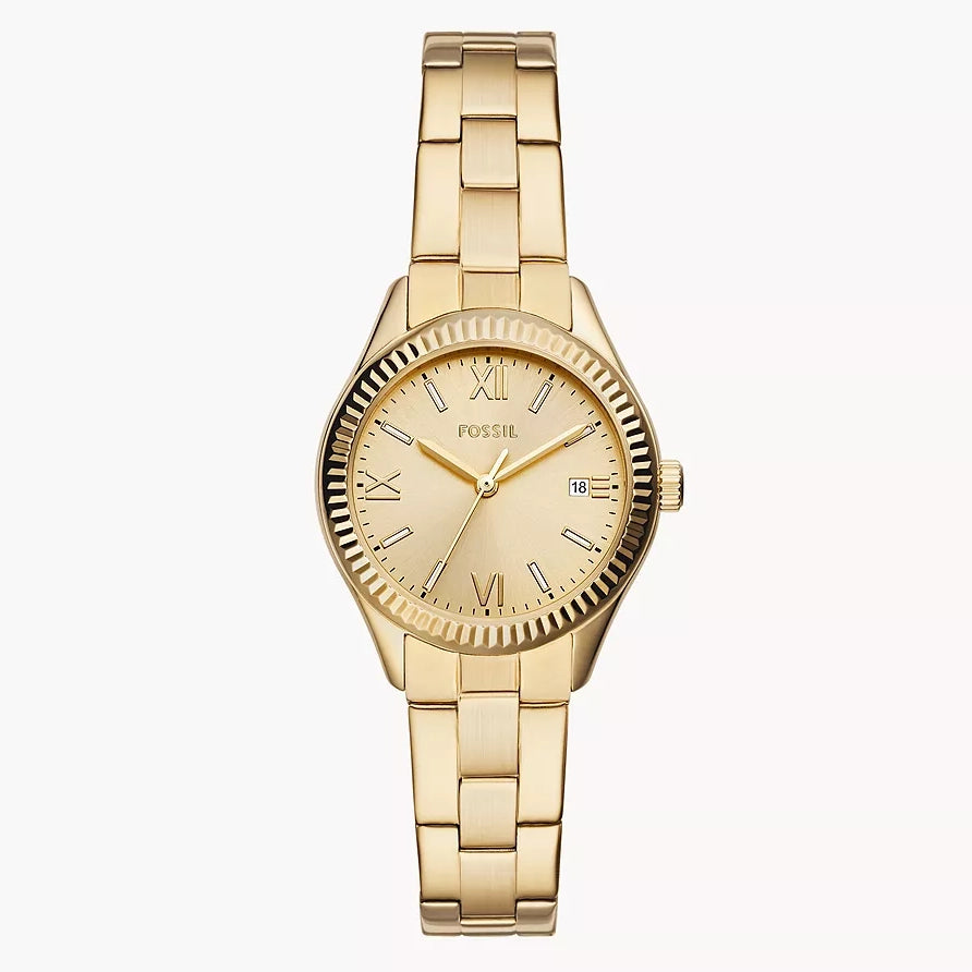 Reloj Fossil Rye de dama pulsera de metal