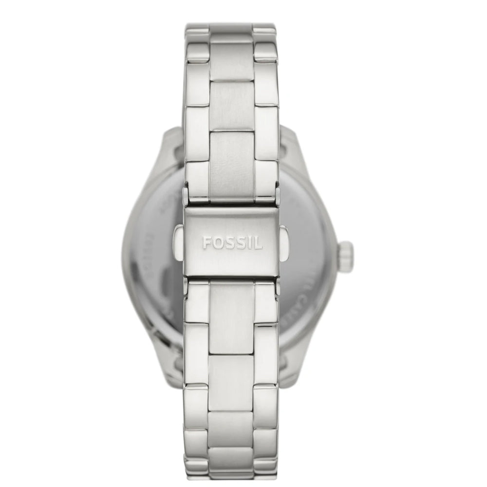 Fossil Rye Reloj Análogo para Mujer Pulsera de Metal