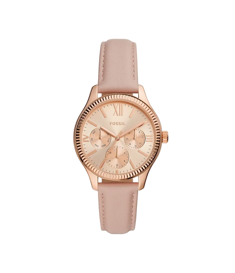 Reloj Fossil Rye Análogo para Señorita Pulsera de cuero