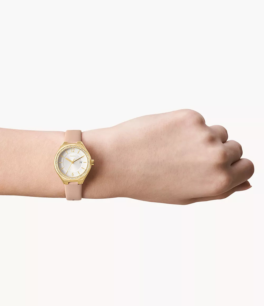 Reloj Fossil Eevie de dama banda de piel 30 mm