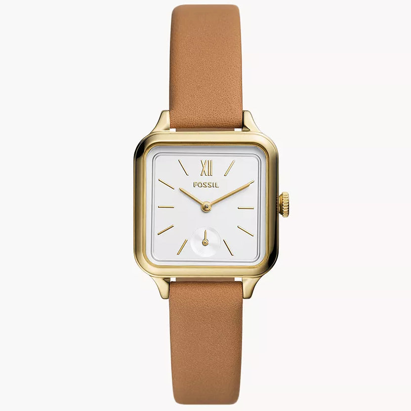 Reloj Fossil Colleen de mujer banda de cuero 28 mm