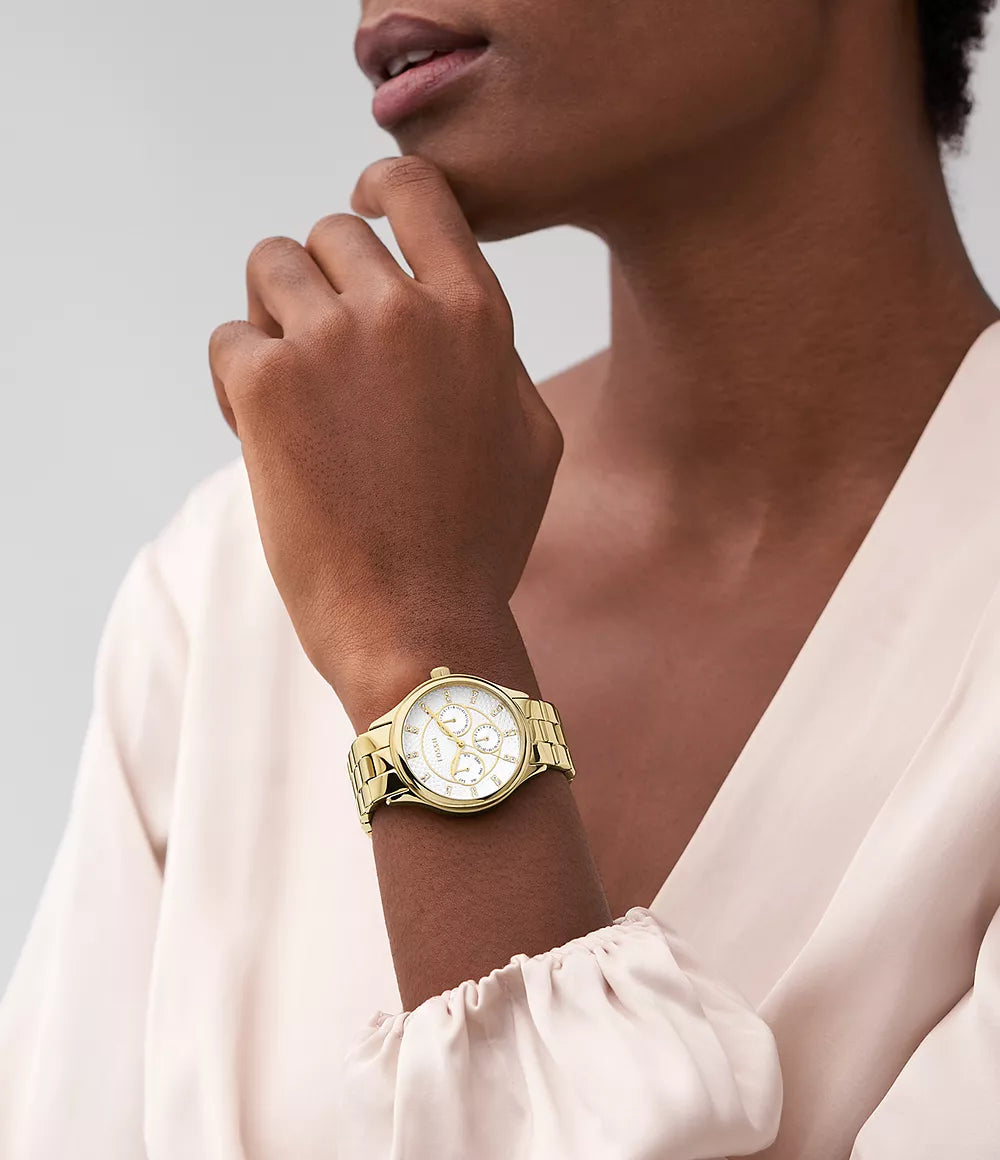 Fossil Modern Sophisticate Reloj Análogo para Mujer Pulsera de Metal