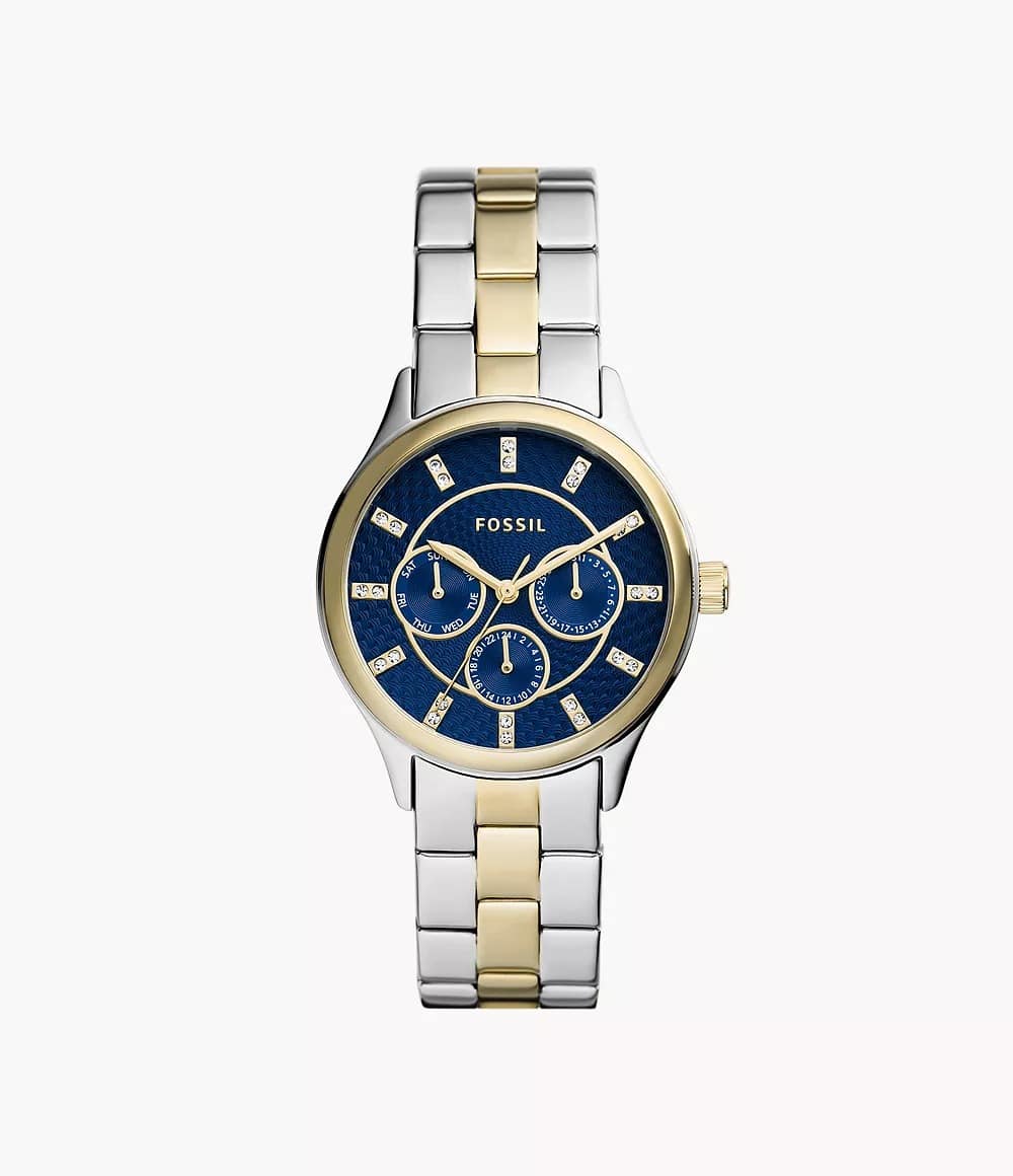 Fossil Modern Sophisticate Reloj Análogo para Mujer Pulsera de Metal