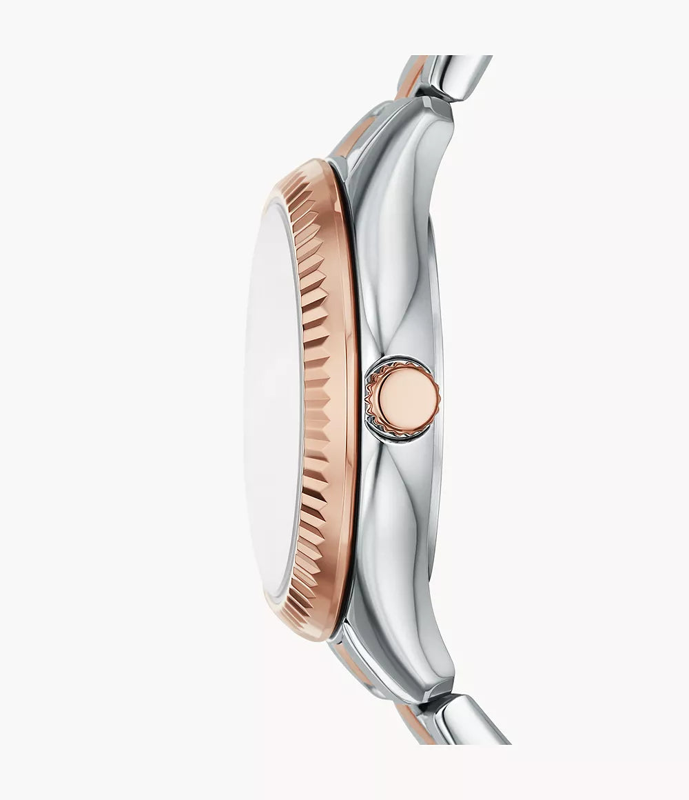 Reloj Fossil Rye de dama pulsera de metal