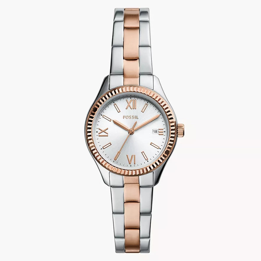 Reloj Fossil Rye de dama pulsera de metal