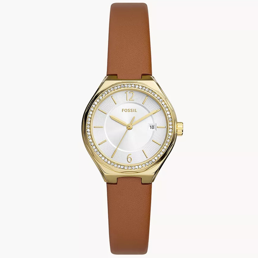 Reloj Fossil Eevie de dama banda de piel 30 mm