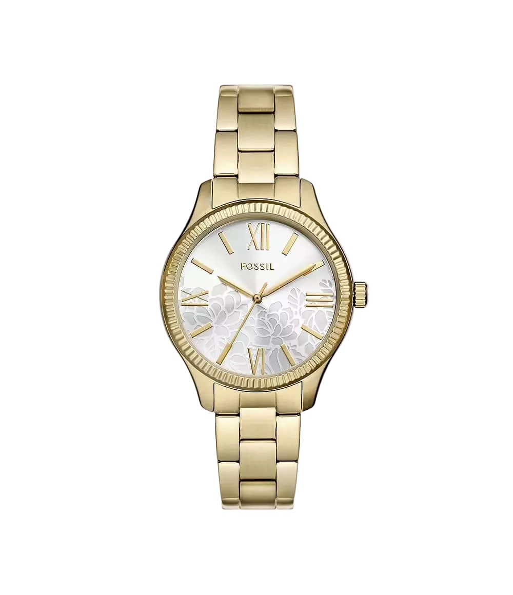 Reloj Fossil Rye de dama pulsera de metal