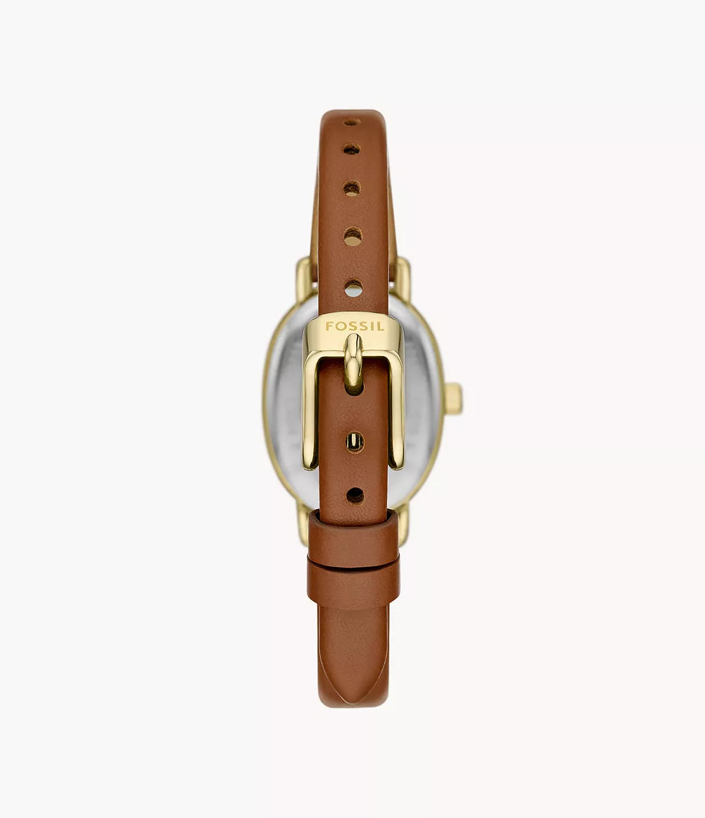 Reloj Fossil Prenny de dama pulsera de piel 23 mm