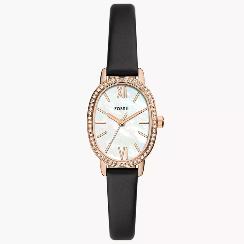 Reloj Fossil Prenny de dama pulsera de piel 23 mm
