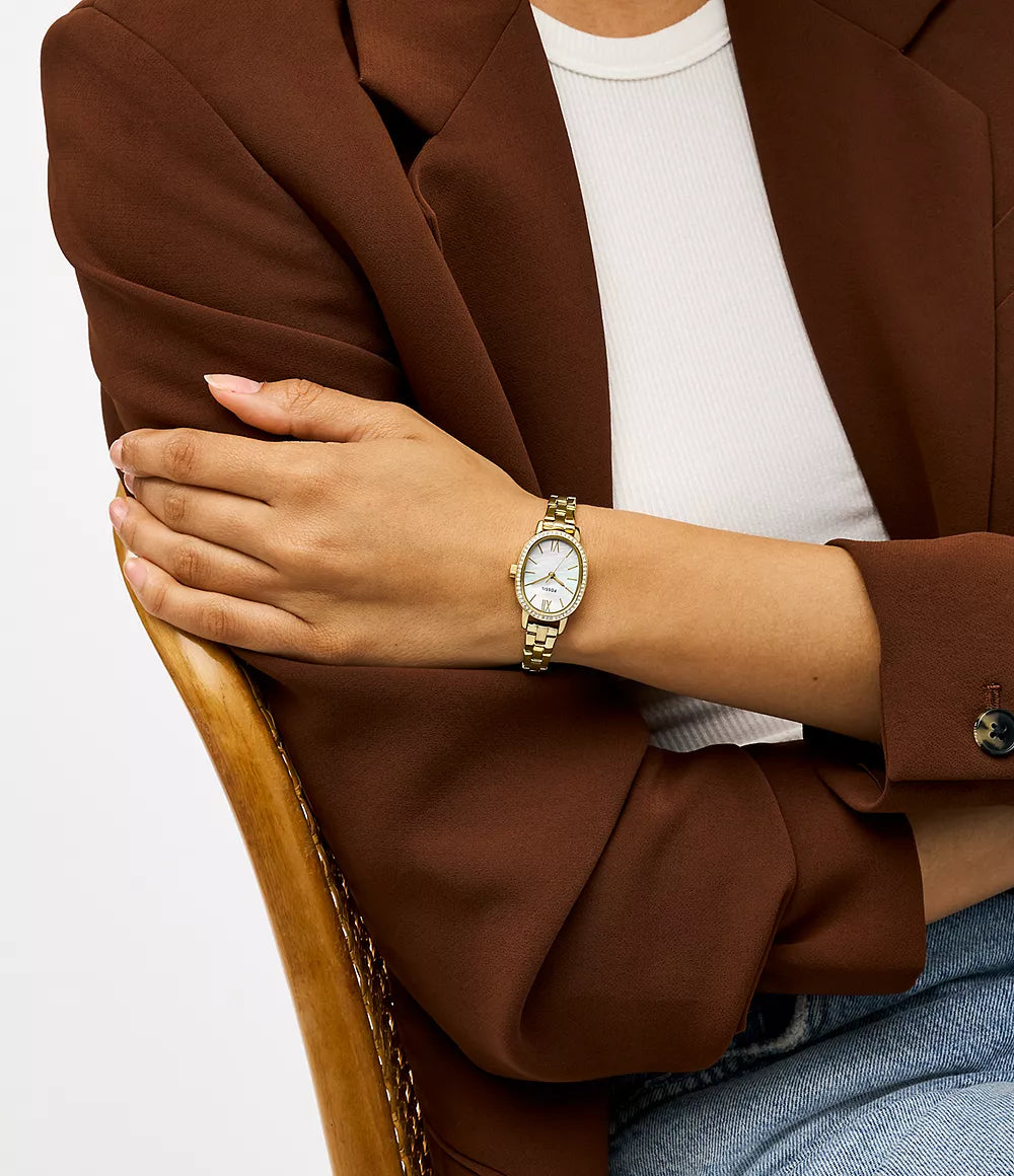 Reloj Fossil Penny de mujer correa de metal