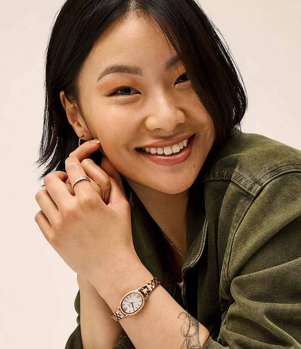 Reloj Fossil Penny de mujer correa de metal