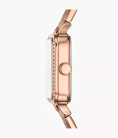 Fossil Colleen Reloj Análogo para Mujer Pulsera de Metal
