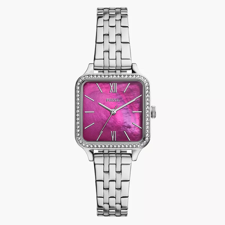 Fossil Colleen Reloj Análogo para Mujer Pulsera de Metal