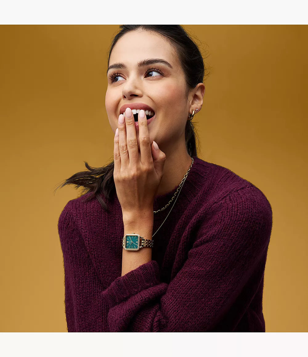 Fossil Colleen Reloj Análogo para Mujer Pulsera de Metal