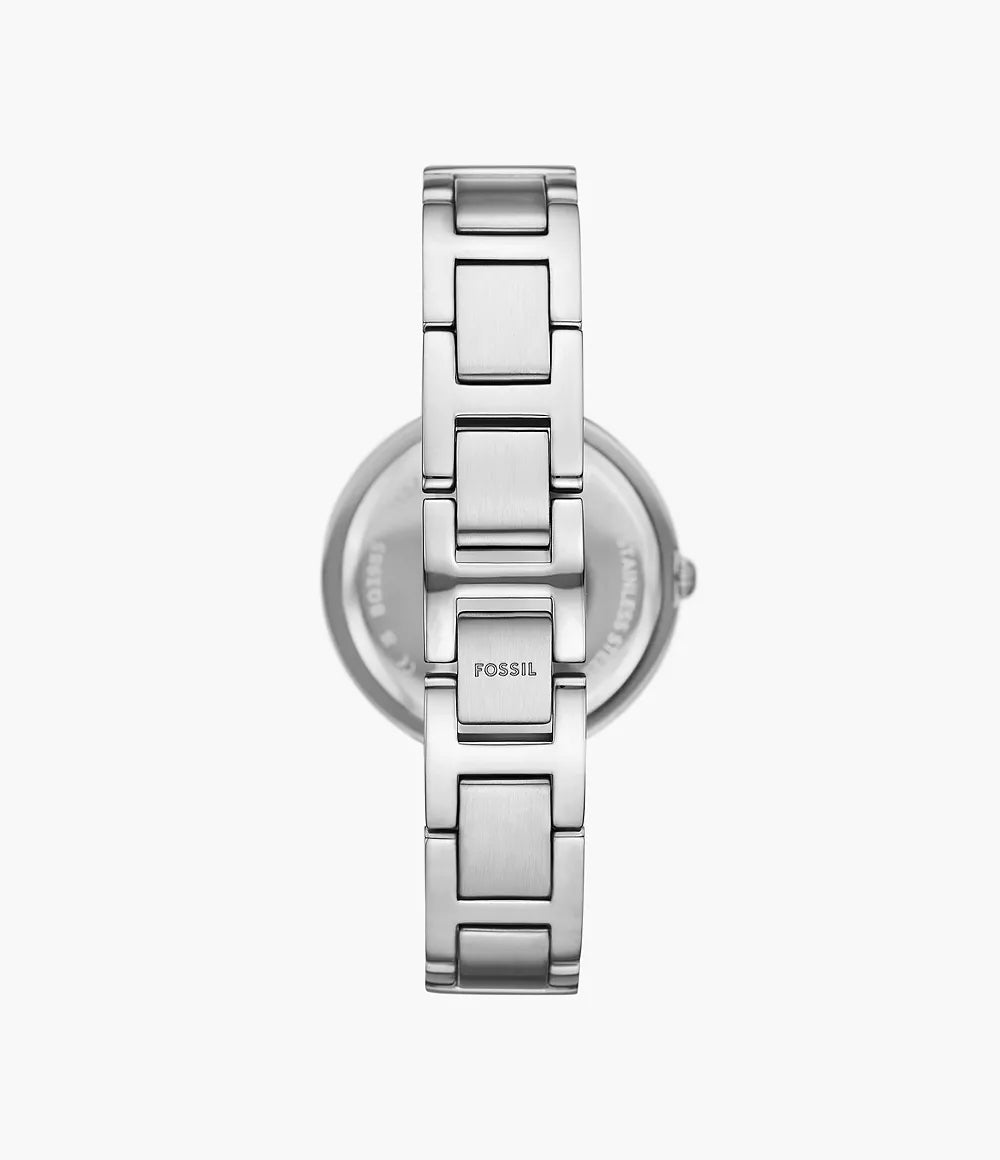 Fossil Karli Reloj Análogo para Mujer Pulsera de Metal