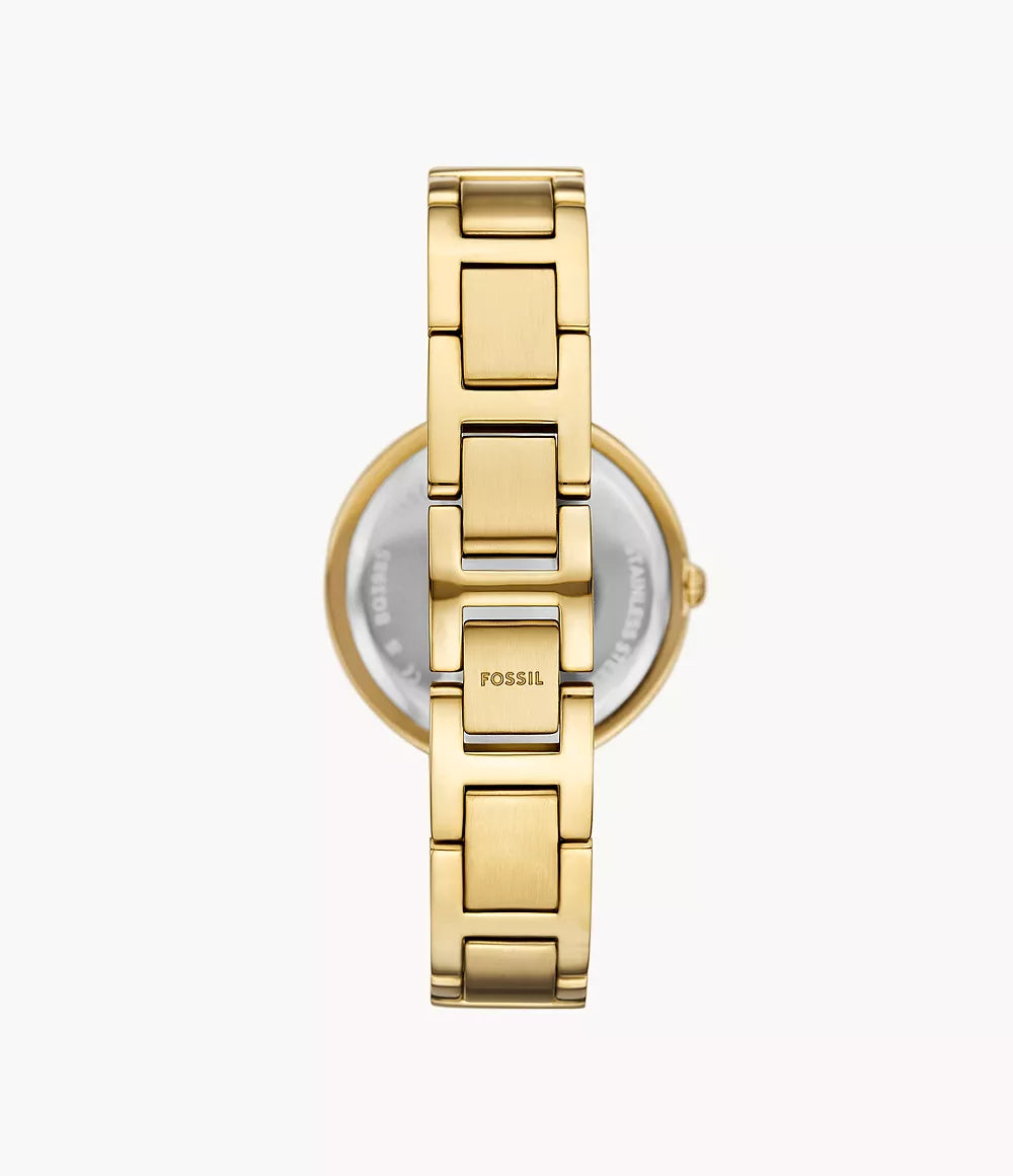 Fossil Karli Reloj Análogo para Mujer Pulsera de Metal