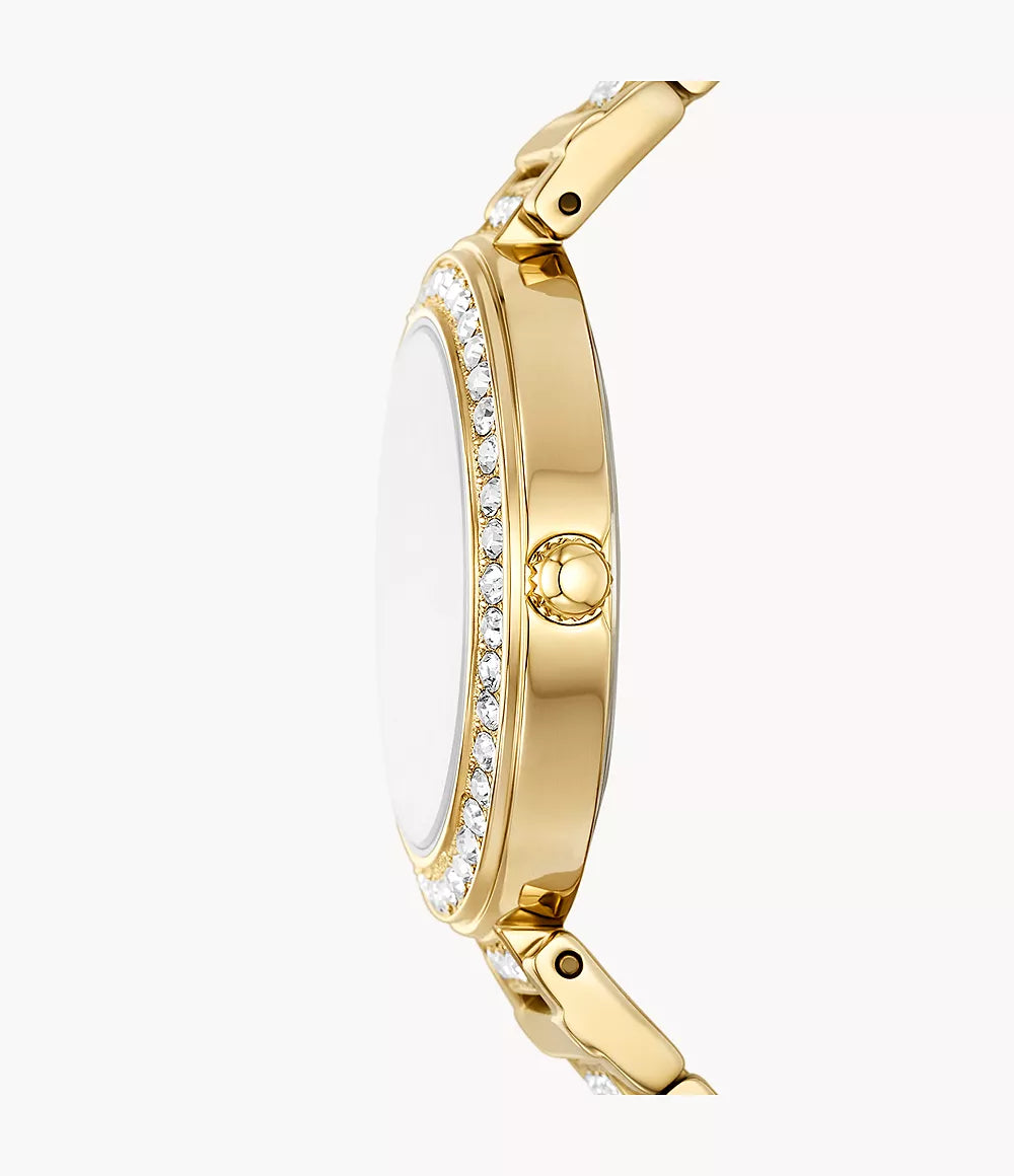 Fossil Karli Reloj Análogo para Mujer Pulsera de Metal