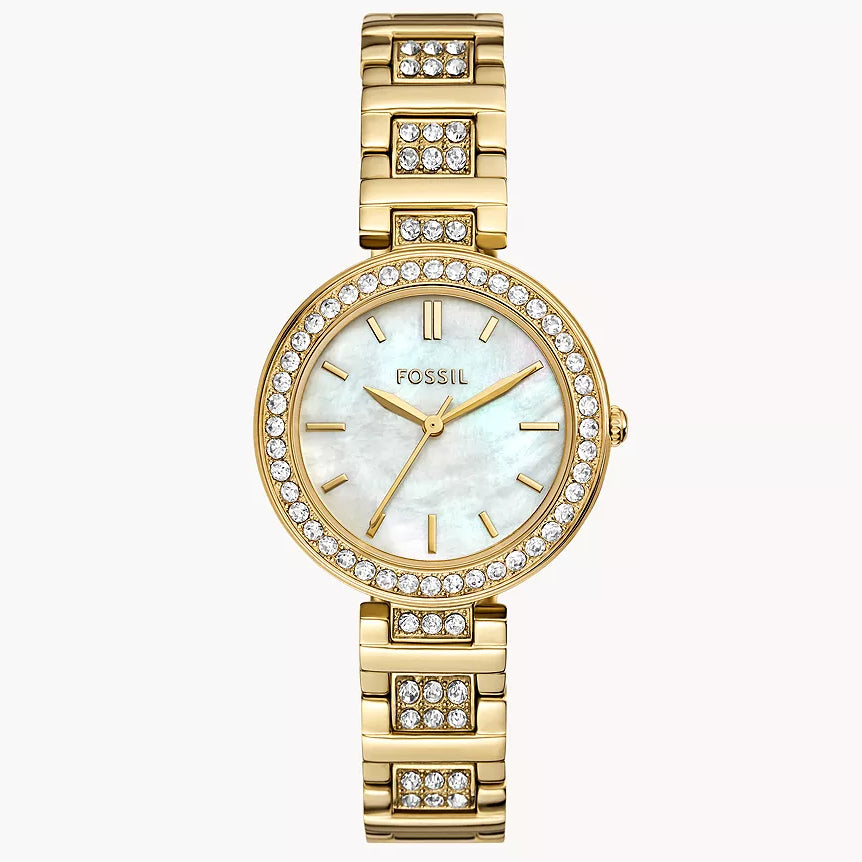 Fossil Karli Reloj Análogo para Mujer Pulsera de Metal