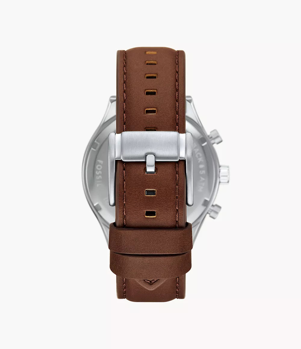 Fossil Fenmore Multifunction Reloj para Hombre Pulsera de Cuero Análogo