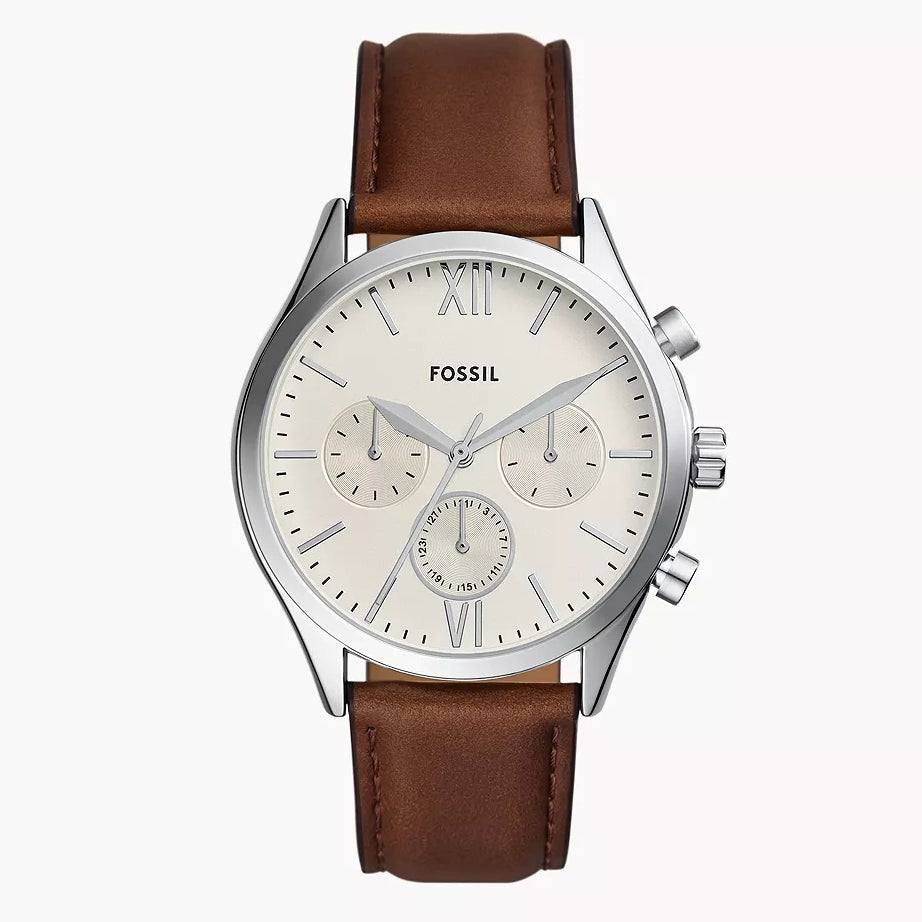 Fossil Fenmore Multifunction Reloj para Hombre Pulsera de Cuero Análogo