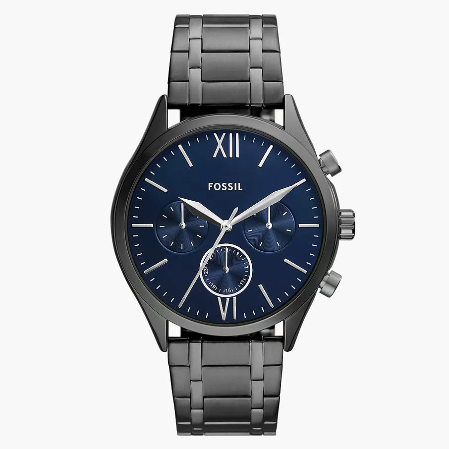 Fossil Fenmore Reloj Análogo para Hombre Pulsera de Metal