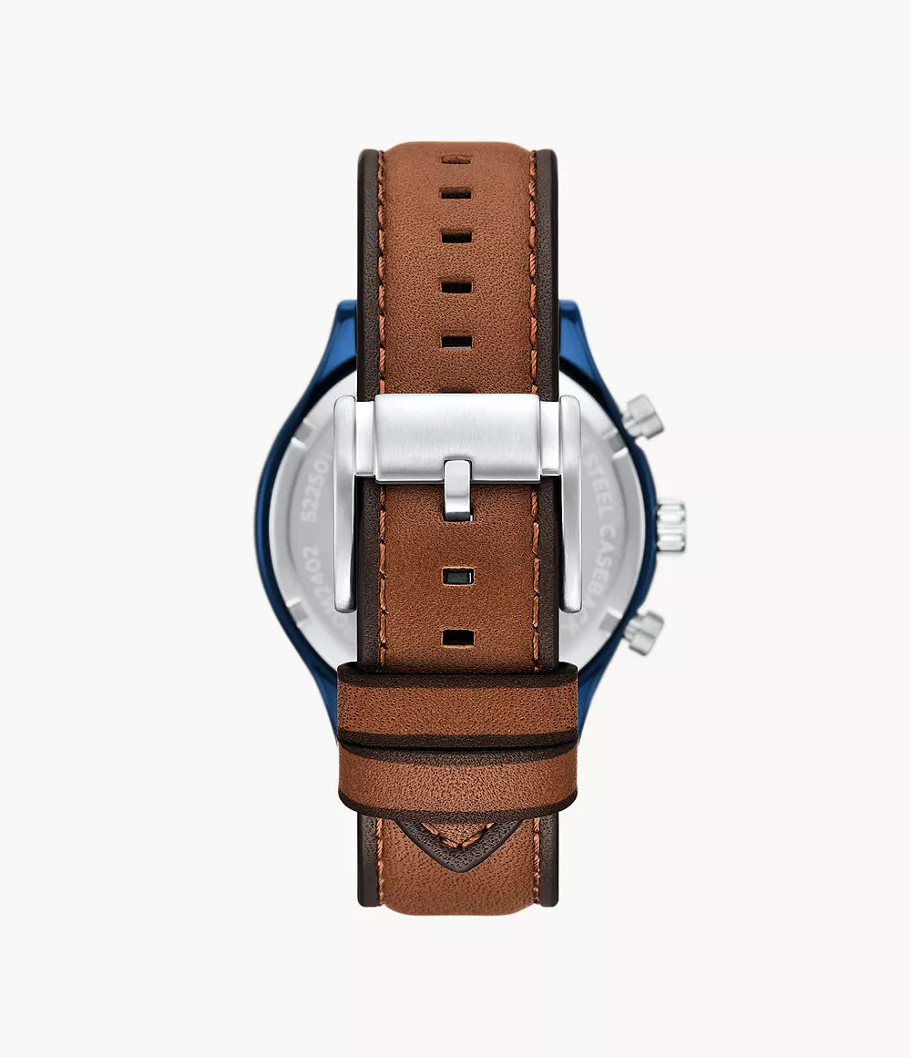 Fossil Fenmore Multifunction Reloj para Hombre Pulsera de Cuero Análogo
