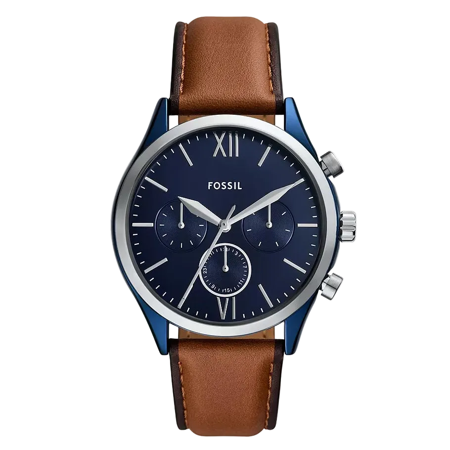 Fossil Fenmore Multifunction Reloj para Hombre Pulsera de Cuero Análogo