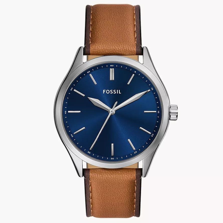 Reloj Fossil Fenmore de caballero pulsera de piel 44 mm