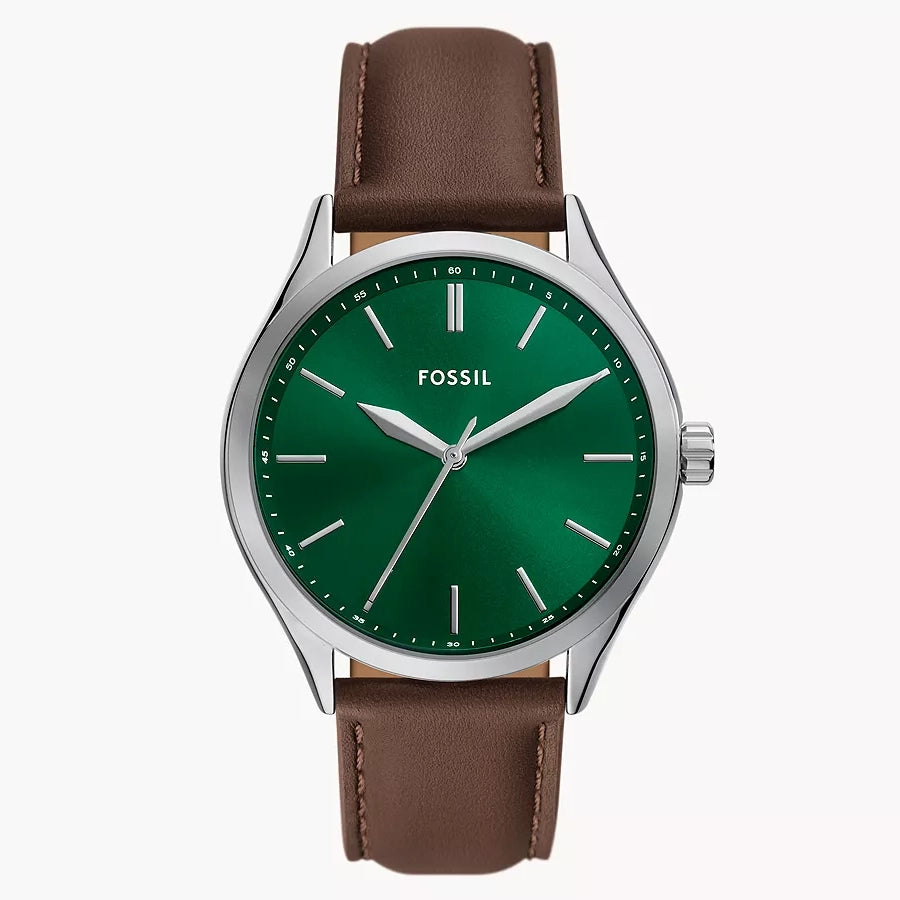 Reloj Fossil Fenmore de caballero pulsera de piel 44 mm