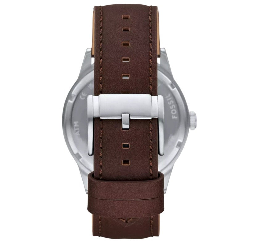 Reloj Fossil Flynn de caballero correa de cuero