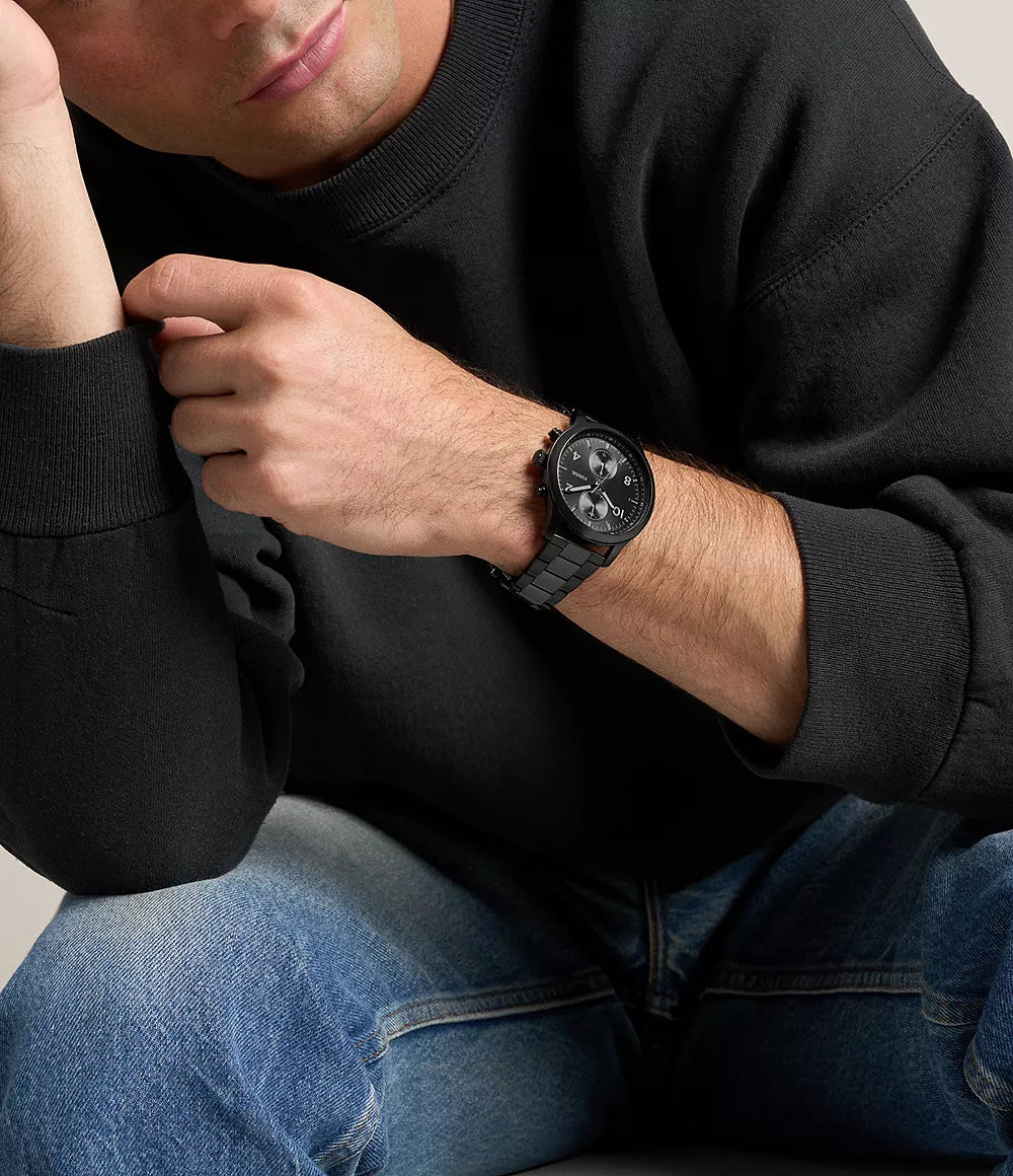 Reloj Fossil Bennett de hombre pulsera de metal 45mm