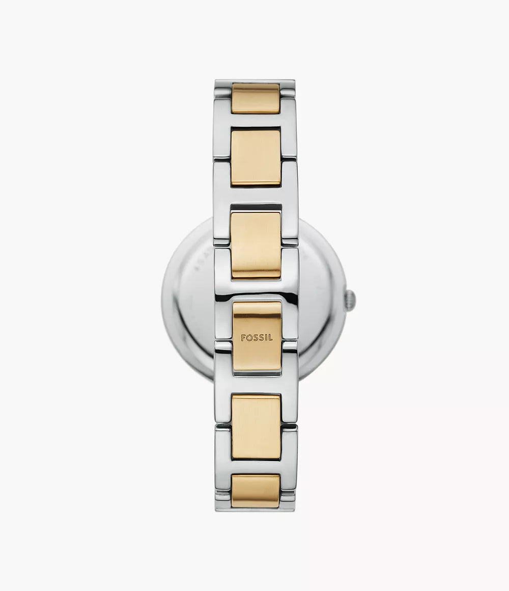Fossil Karli Reloj Análogo para Mujer Pulsera de Metal