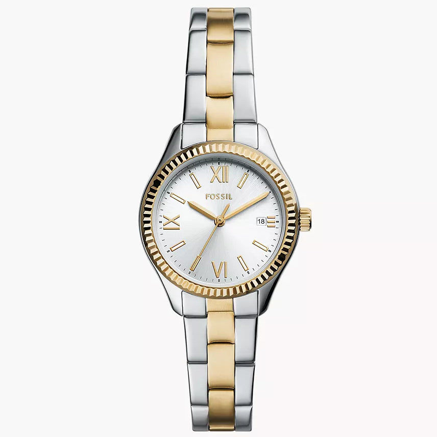 Reloj Fossil Rye de dama pulsera de metal