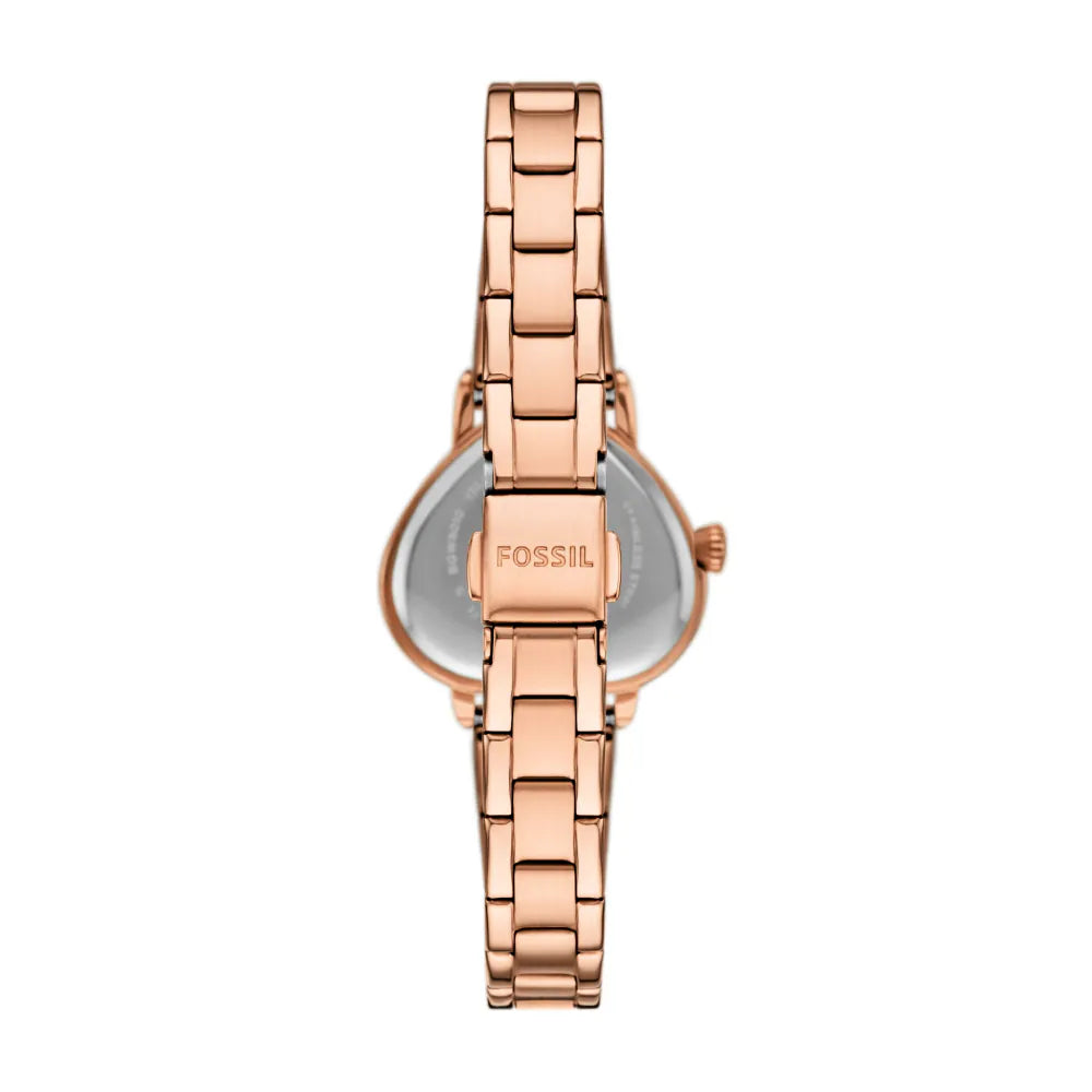 Reloj Fossil Karli Heart de dama pulsera de metal