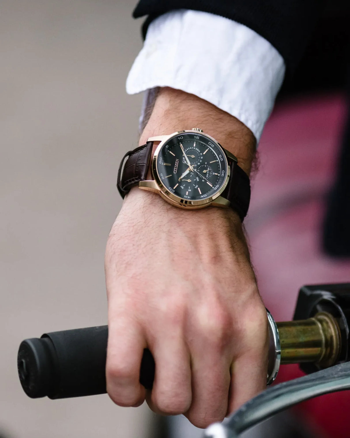 BU2013-08E Reloj Citizen Corso de hombre pulsera de piel 44 mm