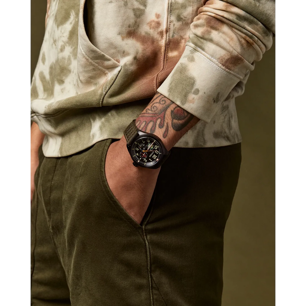 BU2058-00W Reloj Citizen Boba Fett Star Wars de hombre pulsera de tela