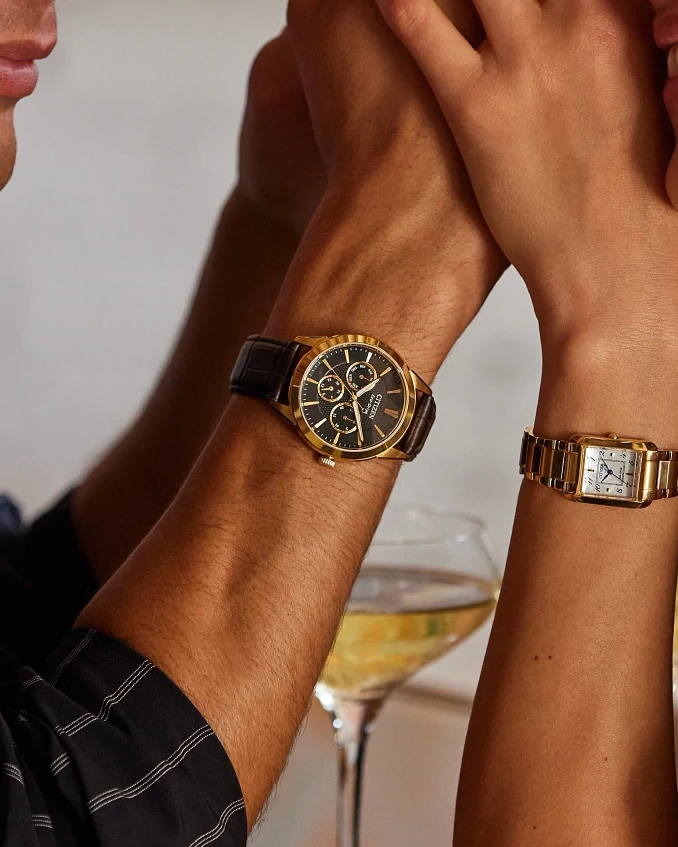 BU2112-06E Reloj Citizen Rolan de hombre pulsera de piel 40 mm