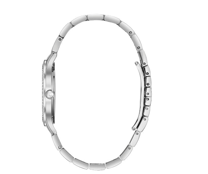 96L270 Bulova Reloj con Acento de Cristal para Mujer