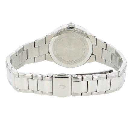 96L249 Bulova Reloj para Dama Cuarzo Plateado