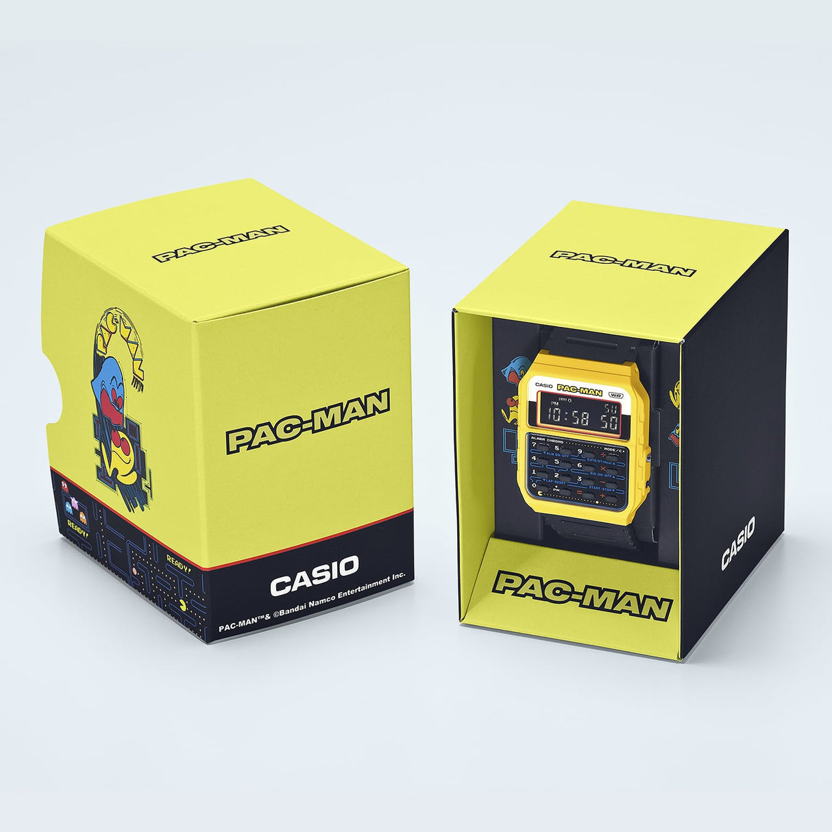 CA-53WPC-1B Reloj Casio Pac-Man unisex pulsera de resina