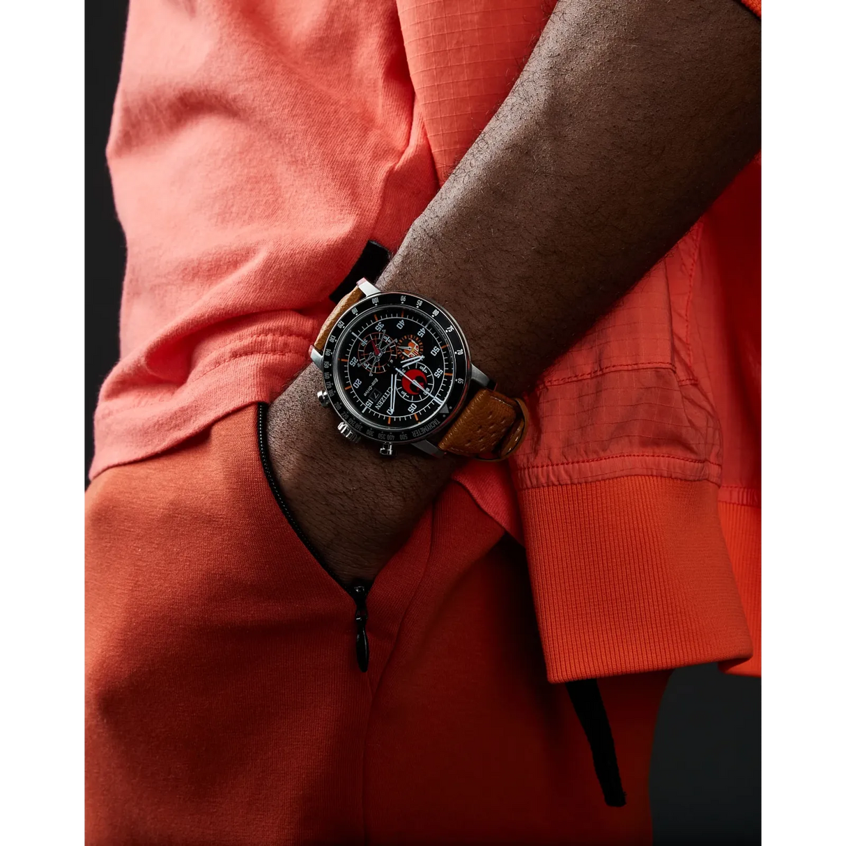 CA0761-06W Reloj Citizen Rebel Pilot Star Wars de caballero pulsera de piel