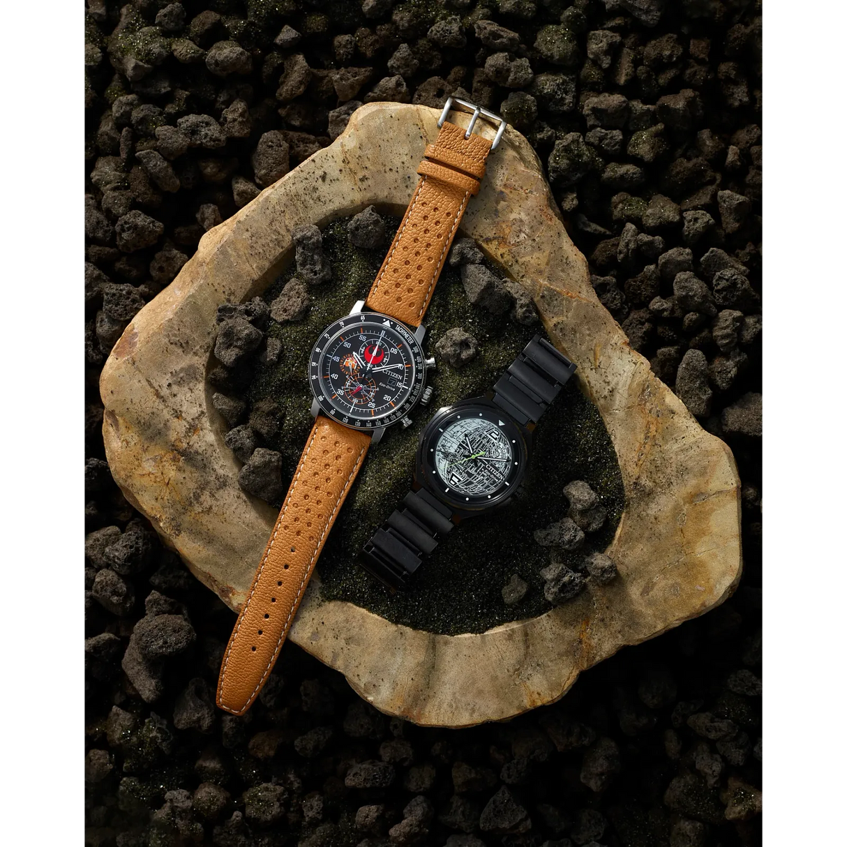 CA0761-06W Reloj Citizen Rebel Pilot Star Wars de caballero pulsera de piel