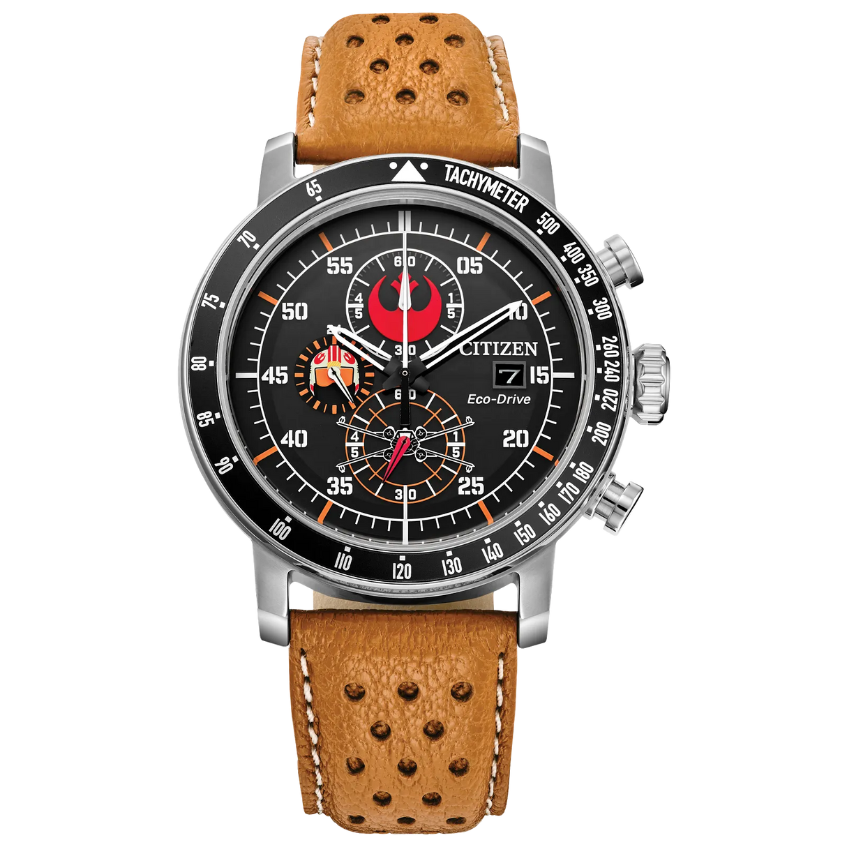 CA0761-06W Reloj Citizen Rebel Pilot Star Wars de caballero pulsera de piel