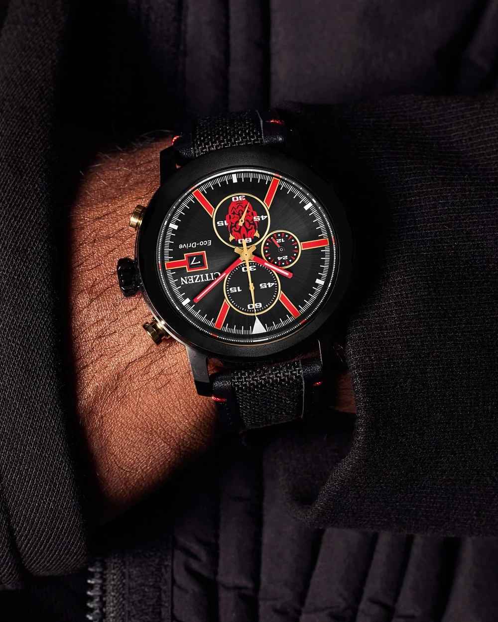 CA0766-02W Reloj Citizen Star Wars Darth Maul Mastermind de hombre correa de metal