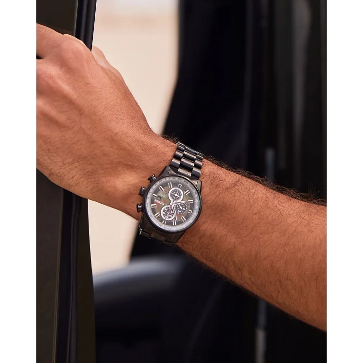 CA0805-53X Reloj Citizen Nighthawk de caballero pulsera de metal