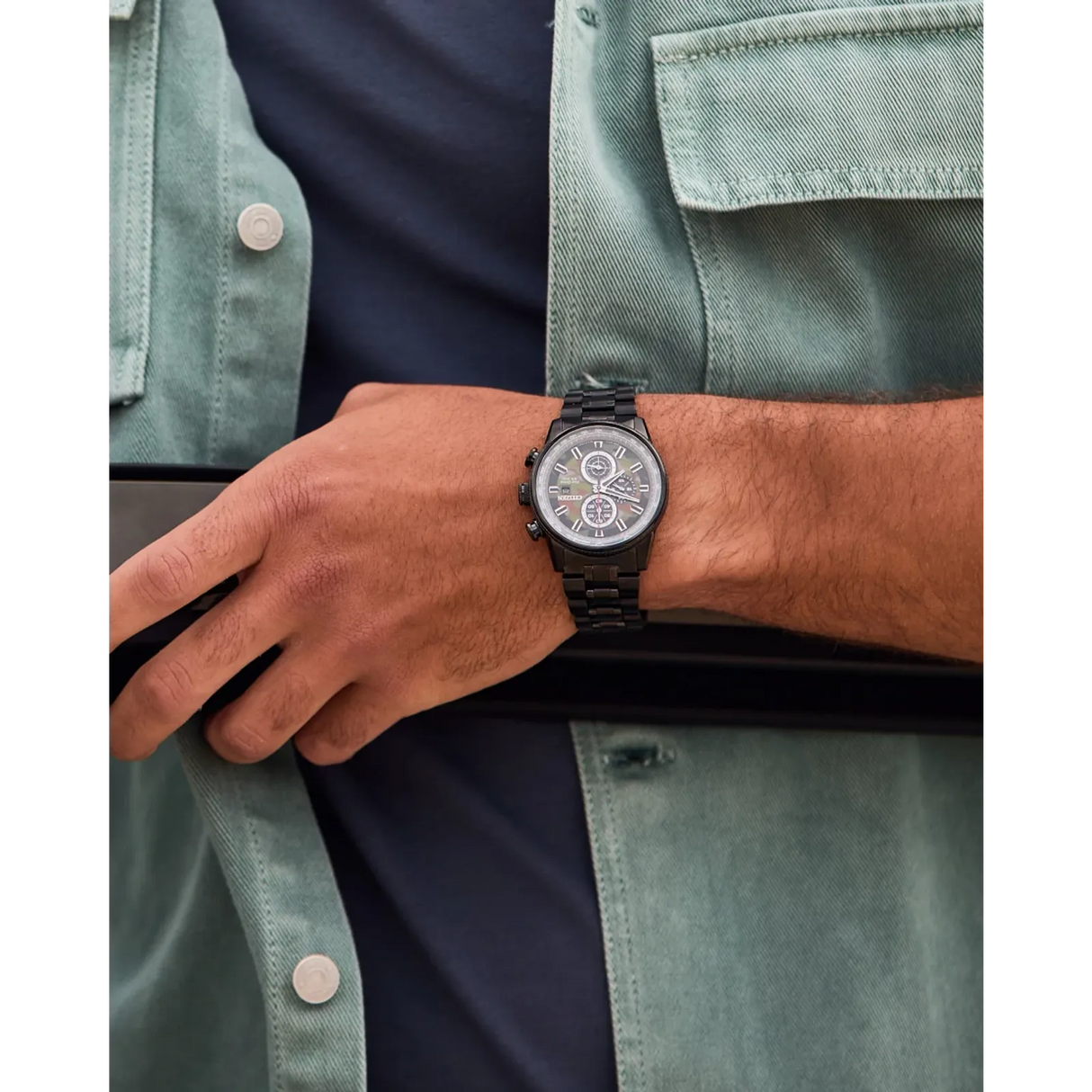 CA0805-53X Reloj Citizen Nighthawk de caballero pulsera de metal