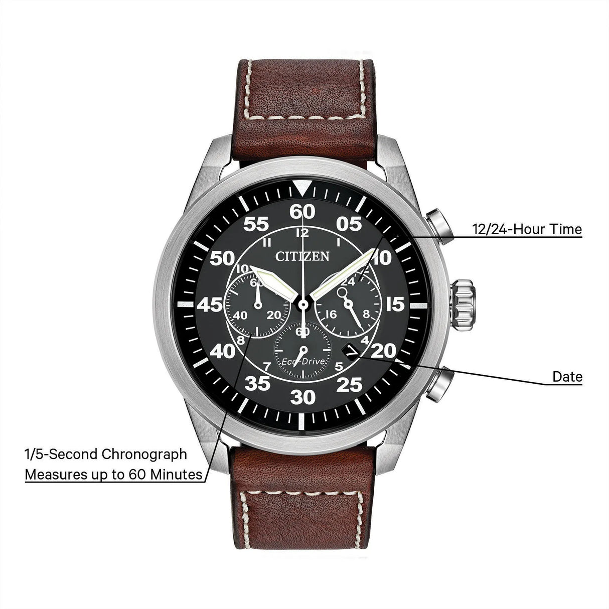 CA4210-24E Reloj Citizen Avion de hombre correa de piel