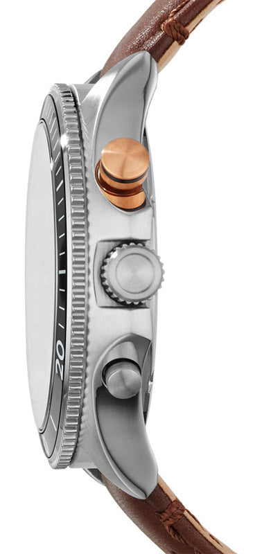 Reloj Fossil Wakefield de hombre pulsera de piel 45 mm