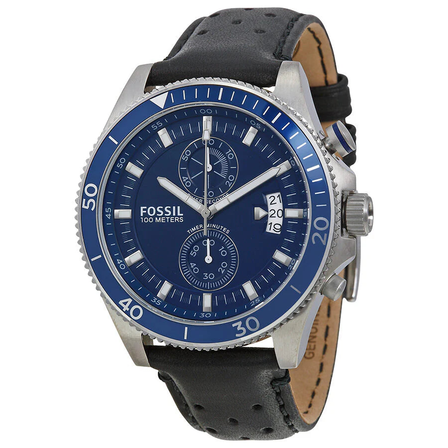 Reloj Fossil Wakefield de hombre pulsera de piel 45 mm
